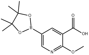 2-methoxy-5-(tetramethyl-1,3,2-dioxaborolan-2-yl)pyridine-3-carboxylic acid