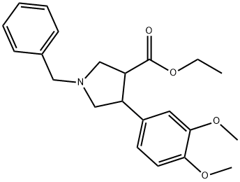 反式-1-苄基-4-(3,4-二甲氧基苯基)吡咯烷-3-羧酸乙酯