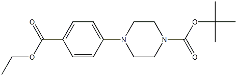 1-Piperazinecarboxylic acid, 4-[4-(ethoxycarbonyl)phenyl]-,1,1-dimethylethyl ester