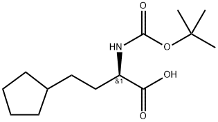 Boc-(S)-2-amino-4-cyclopentylbutanoic acid