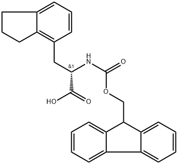 1H-Indene-4-propanoic acid, α-[[(9H-fluoren-9-ylmethoxy)carbonyl]amino]-2,3-dihydro-, (αS)-