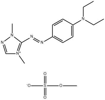 2,4-triazolium, 5-[[4-(diethylamino)phenyl]azo]-1,4-dimethyl-1h- methyl sulf
