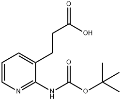 3-(2-{[(tert-butoxy)carbonyl]amino}pyridin-3-yl)propanoic acid