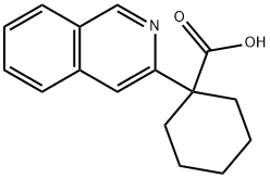 Cyclohexanecarboxylic acid, 1-(3-isoquinolinyl)-