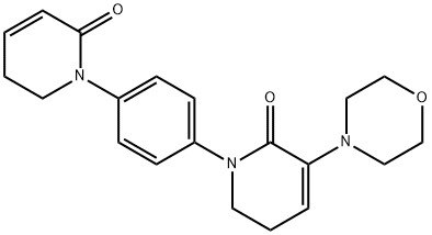 2(1H)-Pyridinone, 1-[4-(5,6-dihydro-2-oxo-1(2H)-pyridinyl)phenyl]-5,6-dihydro-3-(4-morpholinyl)-
