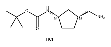 rel-tert-butyl ((1R,3S)-3-(aminomethyl)cyclopentyl)carbamate hydrochloride