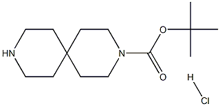 3,9-Diazaspiro[5.5]undecane-3-carboxylic acid, 1,1-dimethylethyl ester, hydrochloride (1