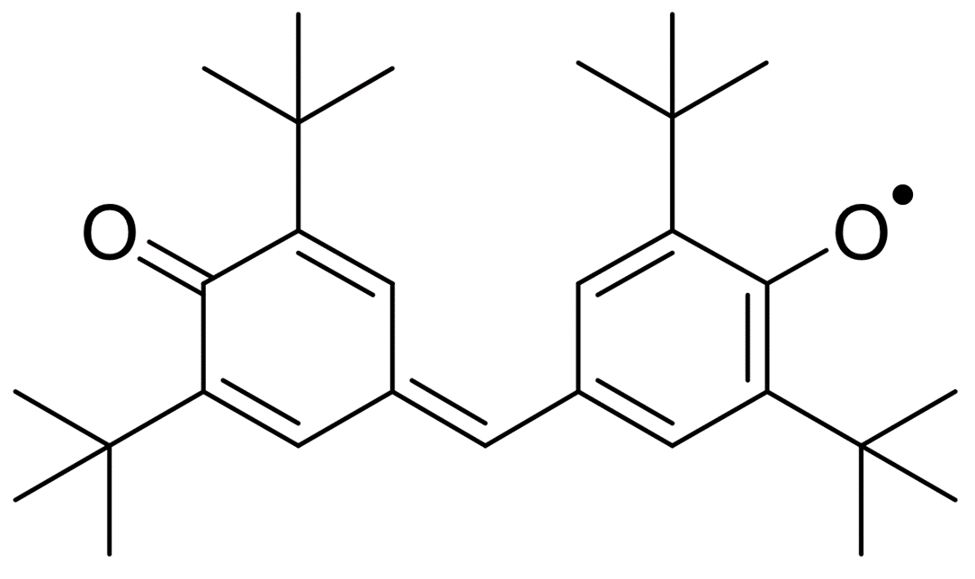 2,6-二叔丁基-(3,5-二叔丁基-4-氧代-2,5-环己二烯)-对甲苯氧 自由基