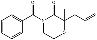 3-Morpholinone, 4-benzoyl-2-methyl-2-(2-propen-1-yl)-