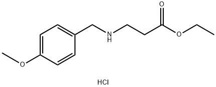 ethyl 3-((4-methoxybenzyl)amino)propanoate hydrochloride