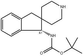 tert-butyl (S)-(1,3-dihydrospiro[indene-2,4'-piperidin]-1-yl)carbamate