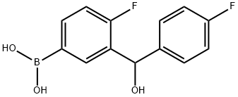 4-Fluoro-3-[(4-fluorophenyl)(hydroxy)methyl]phenylboronic acid