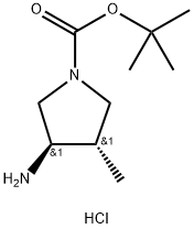 Trans-1-Boc-3-amino-4-methylpyrrolidine hydrochloride
