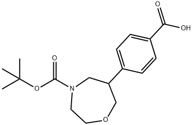 1,4-Oxazepine-4(5H)-carboxylic acid, 6-(4-carboxyphenyl)tetrahydro-, 4-(1,1-dimethylethyl) ester