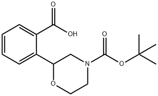 2-(4-(tert-butoxycarbonyl)morpholin-2-yl)benzoic acid