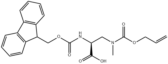 L-Alanine, N-[(9H-fluoren-9-ylmethoxy)carbonyl]-3-[methyl[(2-propen-1-yloxy)carbonyl]amino]-