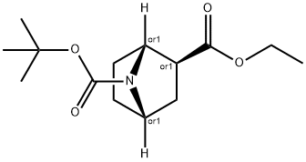 rel-7-(1,1-dimethylethyl)-2-ethyl (1R,2S,4S)-7-azabicyclo[2.2.1]heptane-2,7-dicarboxylic acid