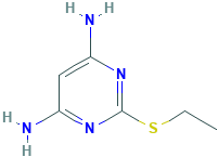 4,6-Pyrimidinediamine, 2-(ethylthio)-