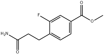 Methyl 4-(2-carbamoylethyl)-3-fluorobenzoate