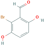 2-溴-3,6-二羟基苯甲醛