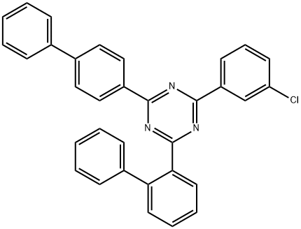 2-([1,1'-biphenyl]-2-yl)-4-([1,1'-biphenyl]-4-yl)-6-(3-chlorophenyl) -1,3,5-triazine
