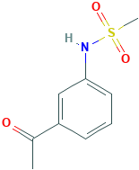 Methanesulfonamide, N-(3-acetylphenyl)-