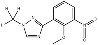 3-(2-methoxy-3-nittrophenyl)-1-(methyl-d3)-1H-1,2,4-triazole