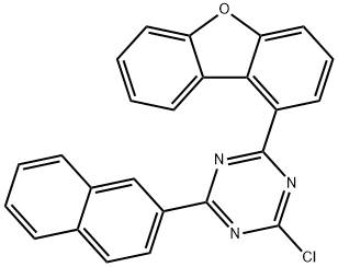 1,3,5-Triazine, 2-chloro-4-(1-dibenzofuranyl)-6-(2-naphthalenyl)-