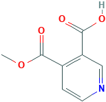 3-羧酸-4-羧酸甲酯吡啶