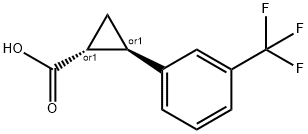 反式-2-(3-(三氟甲基)苯基)环丙烷-1-羧酸