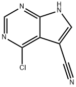 7H-Pyrrolo[2,3-d]pyriMidine-5-carbonitrile,4-chloro-
