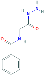 Glycine, N-benzoyl-, hydrazide
