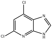 (1)5,7-dichloro-3H-imidazo[4,5-b]pyridine