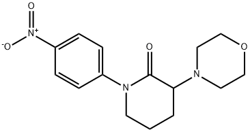 2-Piperidinone, 3-(4-morpholinyl)-1-(4-nitrophenyl)-