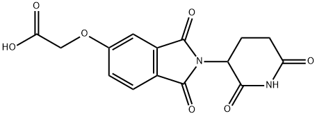 Acetic acid, 2-[[2-(2,6-dioxo-3-piperidinyl)-2,3-dihydro-1,3-dioxo-1H-isoindol-5-yl]oxy]-