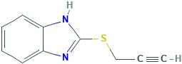 1H-Benzimidazole,2-(2-propynylthio)-(9CI)