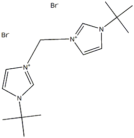 3,3'-亚甲基双(1-叔丁基-3-咪唑鎓溴化物)