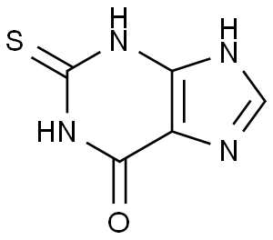 1,2,3,7-tetrahydro-2-thioxo-6h-purin-6-on