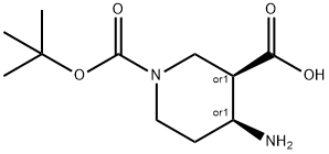 cis-1-Boc-4-Amino-piperidine-3-carboxylic acid
