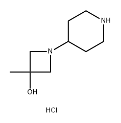 3-methyl-1-piperidin-4-ylazetidin-3-ol  hydrochloride