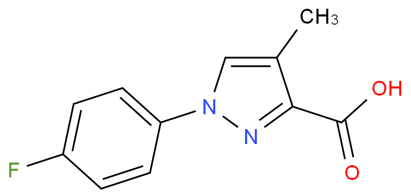 1-(4-fluorophenyl)-4-methylpyrazole-3-carboxylic acid