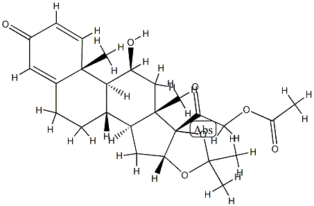 (DESONDE-21-乙酸)21-乙酰氧基-11-羟基-16-Α,17-Α-异丙基二氧基孕烷-1,4-二烯-3,20酮
