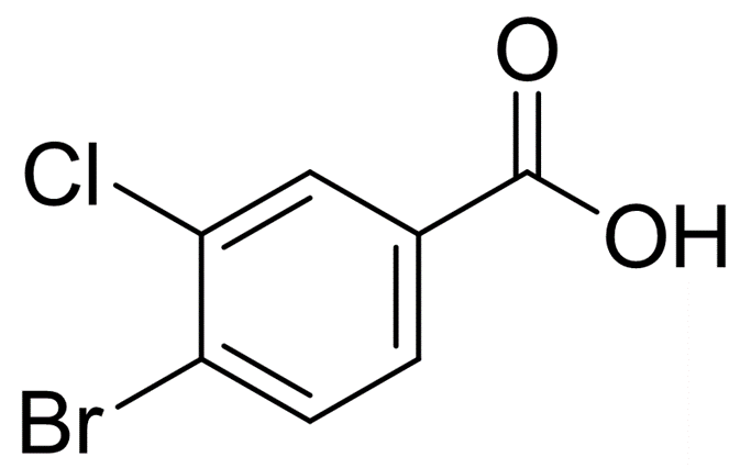 Benzoic acid, 4-bromo-3-chloro-