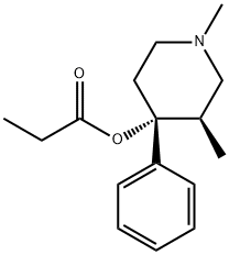 Propionic acid (3R)-1,3β-dimethyl-4-phenylpiperidine-4α-yl ester
