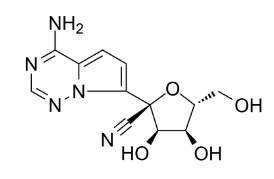 D-Altrononitrile, 2-C-(4-aminopyrrolo[2,1-f][1,2,4]triazin-7-yl)-2,5-anhydro-