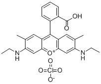 9-(2-羰基苯基)-3,6-双(乙氨基)-2,7-二甲基占吨翁内盐