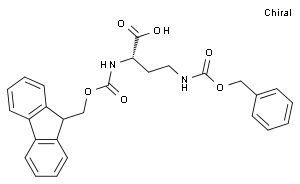 (S)-2-((((9H-芴-9-基)甲氧基)羰基)氨基)-4-(((苄氧基)羰基)氨基)丁酸