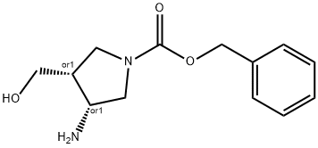顺式-1-Cbz-3-氨基-4-(羟甲基)吡咯烷