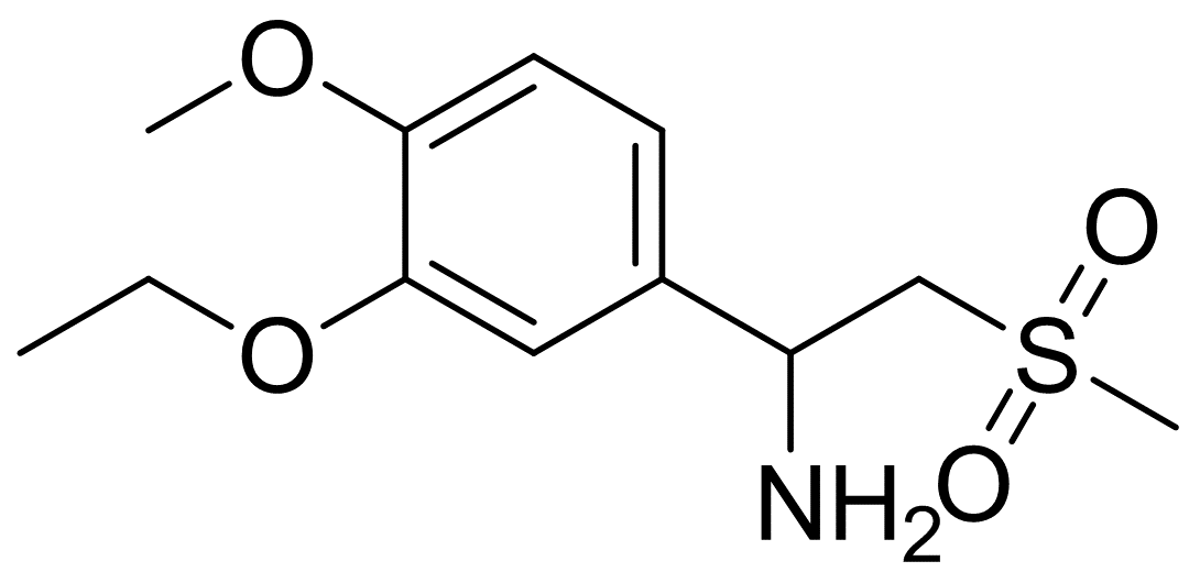1-(3-Ethoxy-4-methoxy-phenyl)-2-methanesulfonyl-ethylamine