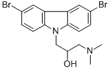3-(3,6-Dibromo-9H-carbazol-9-yl)-N,N-dimethyl-2-hydroxypropylamine